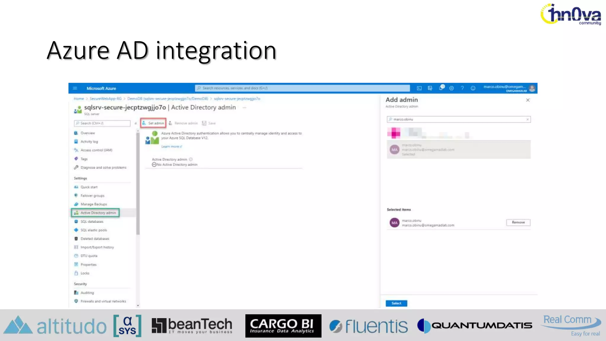 Azure AD integration
 
