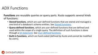 Time series Analytics - a deep dive into ADX Azure Data Explorer @Data ...