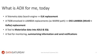 Time series Analytics - a deep dive into ADX Azure Data Explorer @Data ...