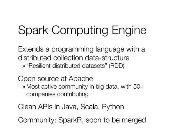 Data Science with Spark - Training at SparkSummit (East) | PPT