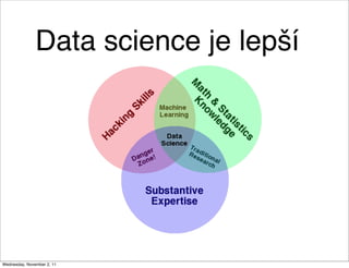 Data science je lepší




Wednesday, November 2, 11
 