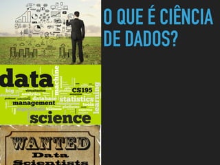 O QUE É CIÊNCIA
DE DADOS?
 