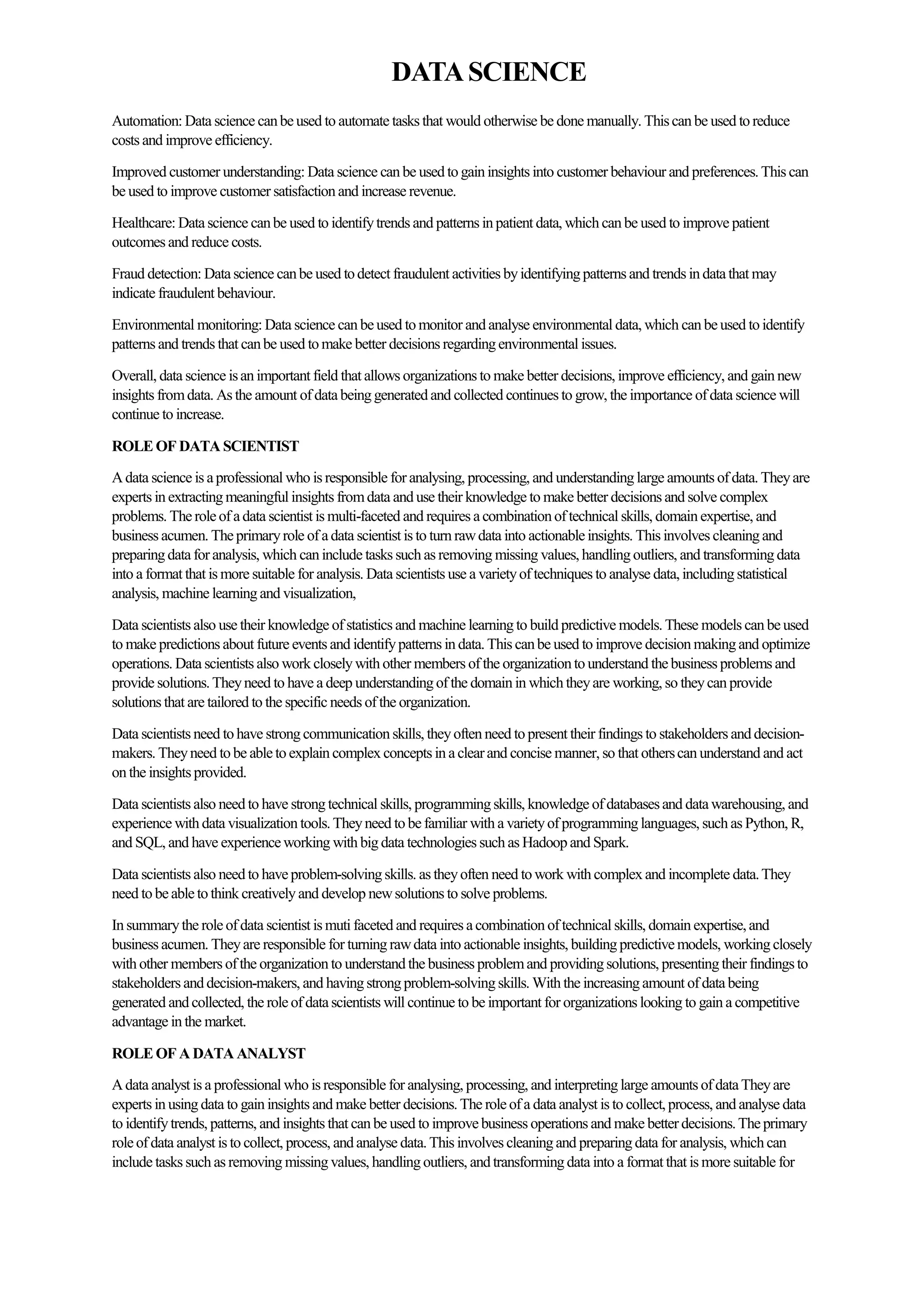 Data science | PDF