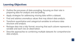 Fundamentals of Data Science CSB2205 Data Wrangling explained | PDF