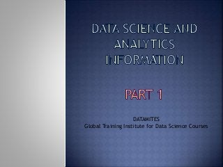 DATAMITES
Global Training Institute for Data Science Courses
 