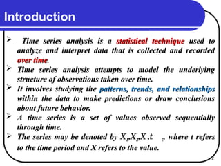 Comprehensive Guide to Advanced Time Series Analysis and Forecasting ...