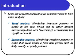 Comprehensive Guide to Advanced Time Series Analysis and Forecasting ...