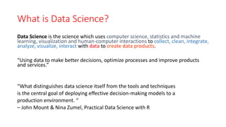 Data science applications and usecases | PPTX