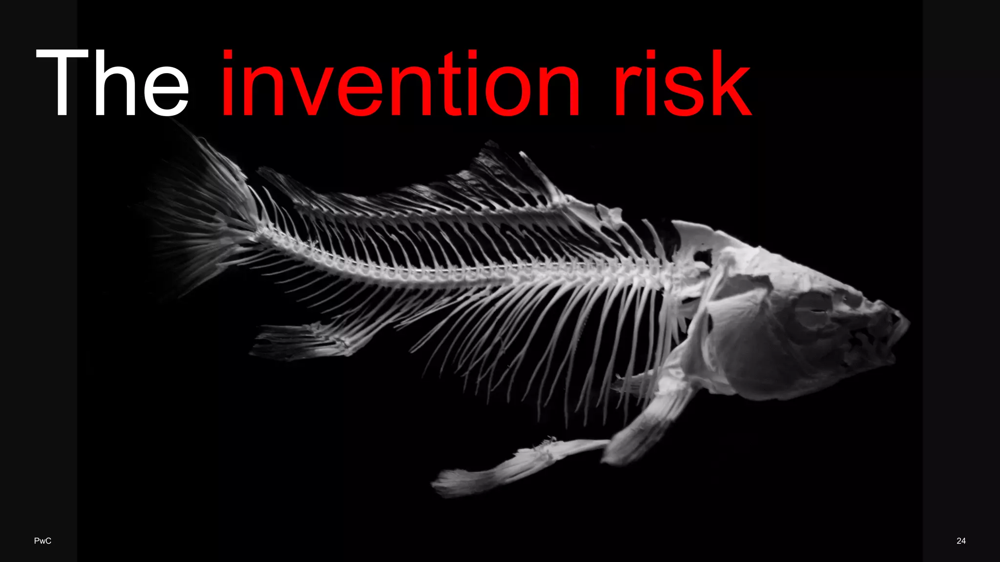 PwC 24
The invention risk
 