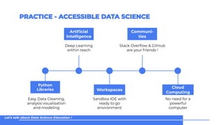 Data Science for Everyone - A talk on teaching data science by Charles Tanguy, Data Scientist @ Jedha Bootcamp Slide 7