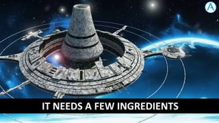 IT NEEDS A FEW INGREDIENTS

 