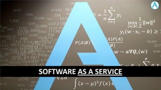 SOFTWARE AS A SERVICE

 