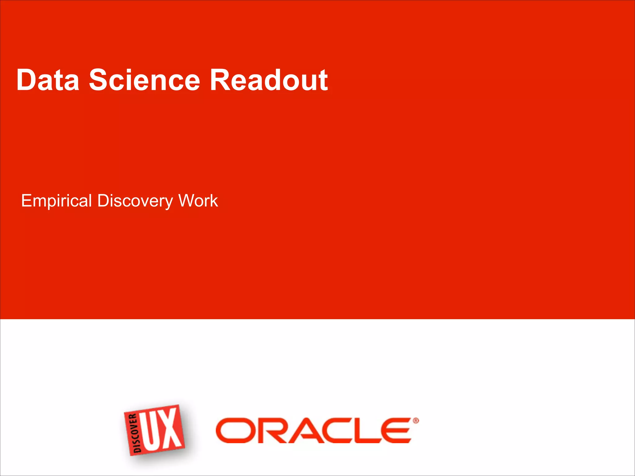 Data Science Highlights
 