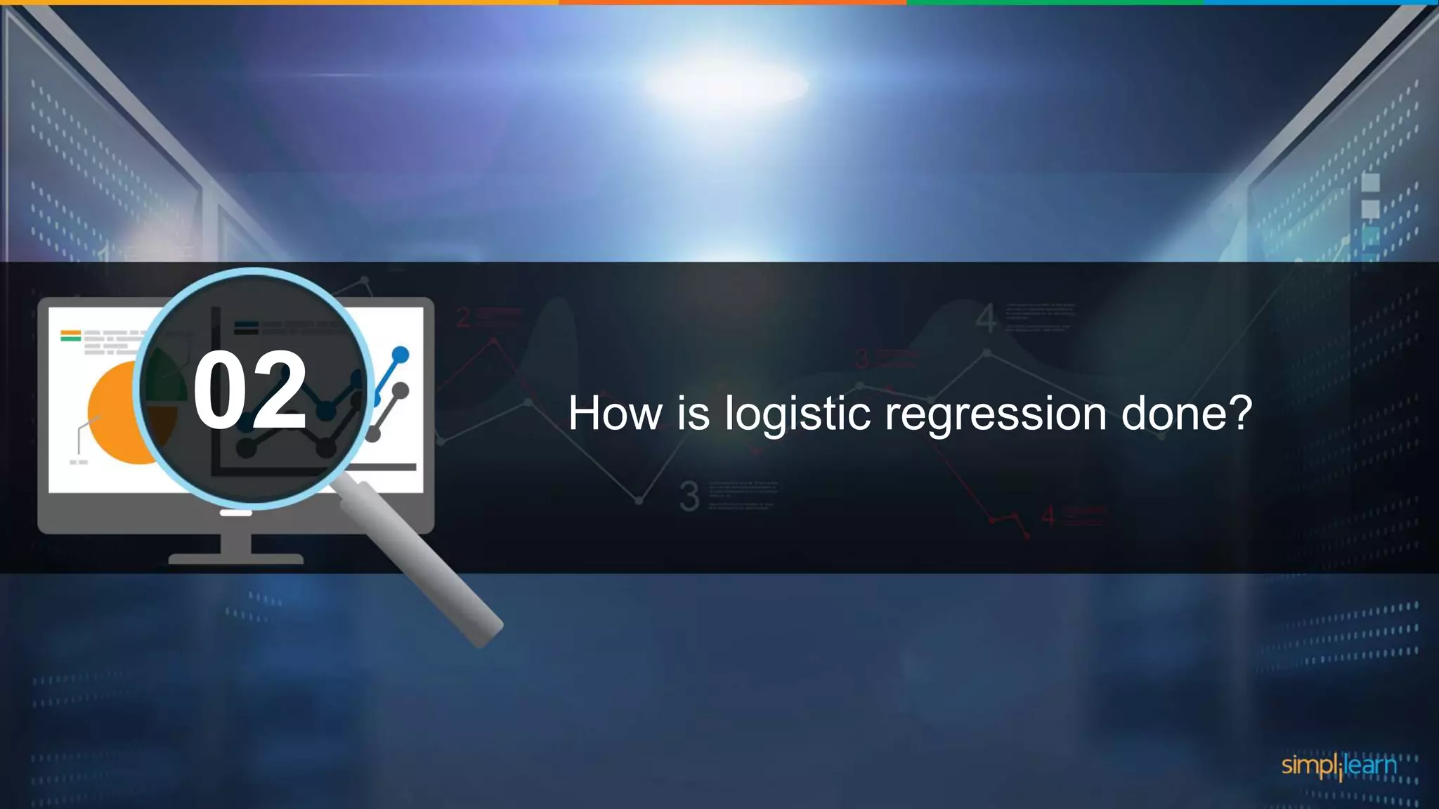 What are the datatypes supported in Tableau?1 How is logistic regression done?02 