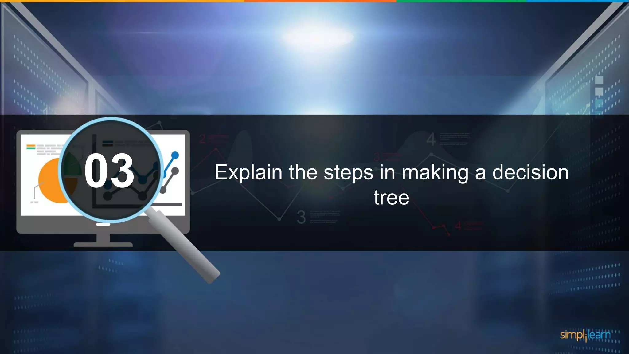 What are the datatypes supported in Tableau?1 Explain the steps in making a decision tree 03 