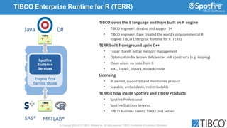 TIBCO Spotfire: Data Science in the Enterprise | PDF