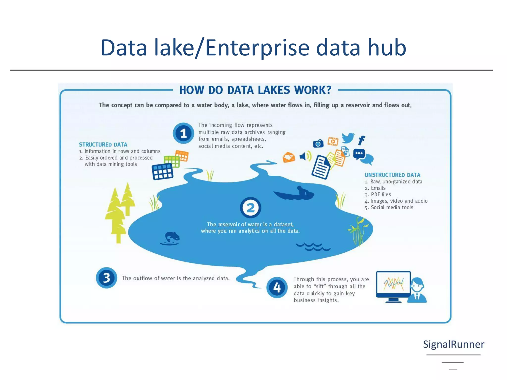Data lake/Enterprise data hub
 