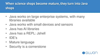 Distributed Deep Learning Using Java on the Client and in the Cloud | PPT