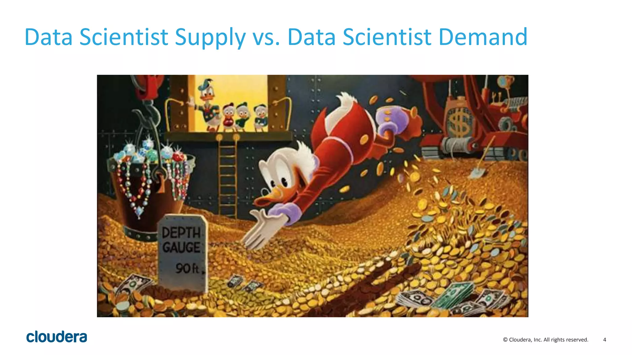4© Cloudera, Inc. All rights reserved.
Data Scientist Supply vs. Data Scientist Demand
 
