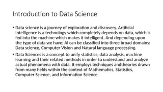Data Science – No Code AI - L2.pptximportant | PPTX