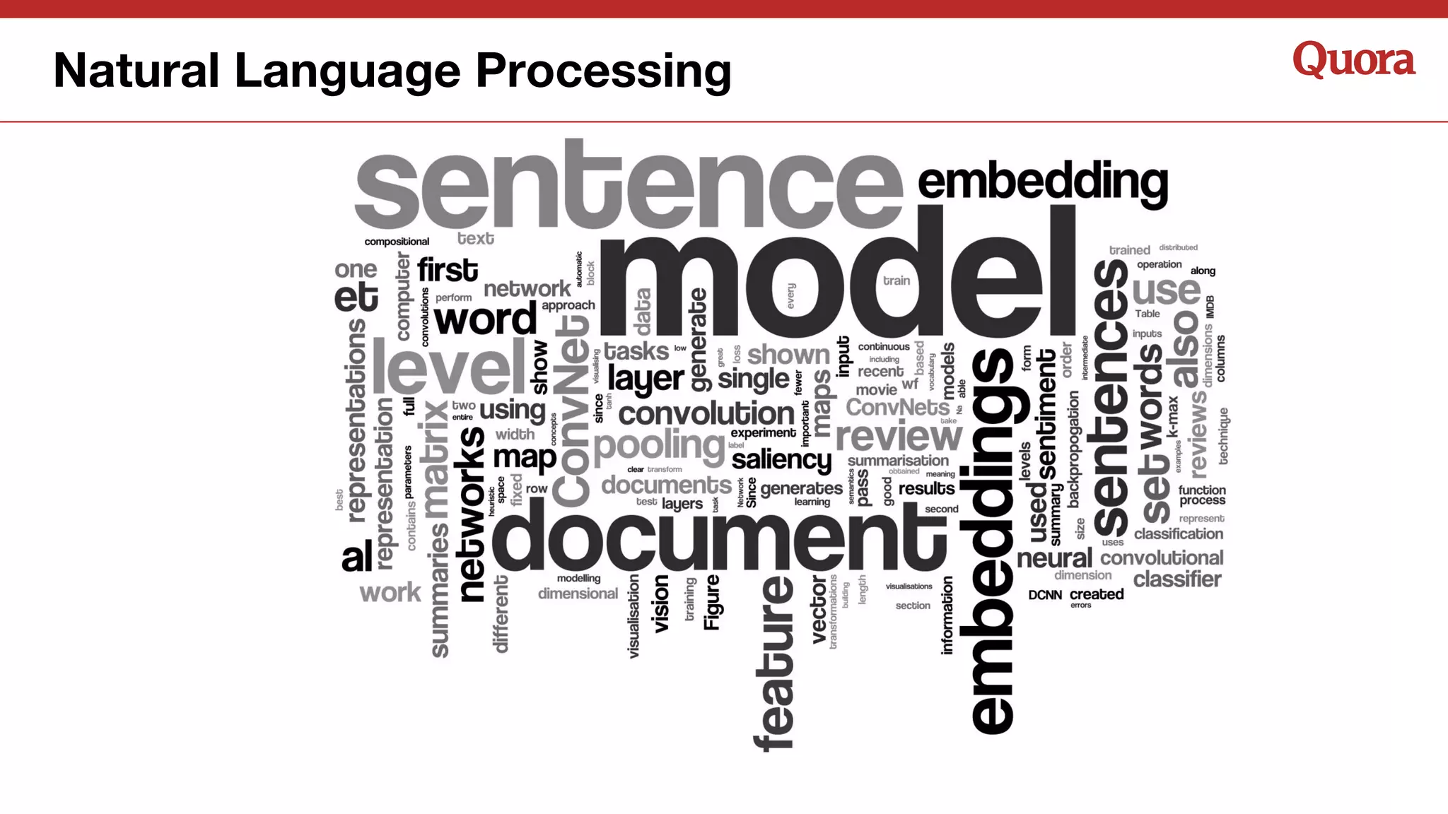 Natural Language Processing
 