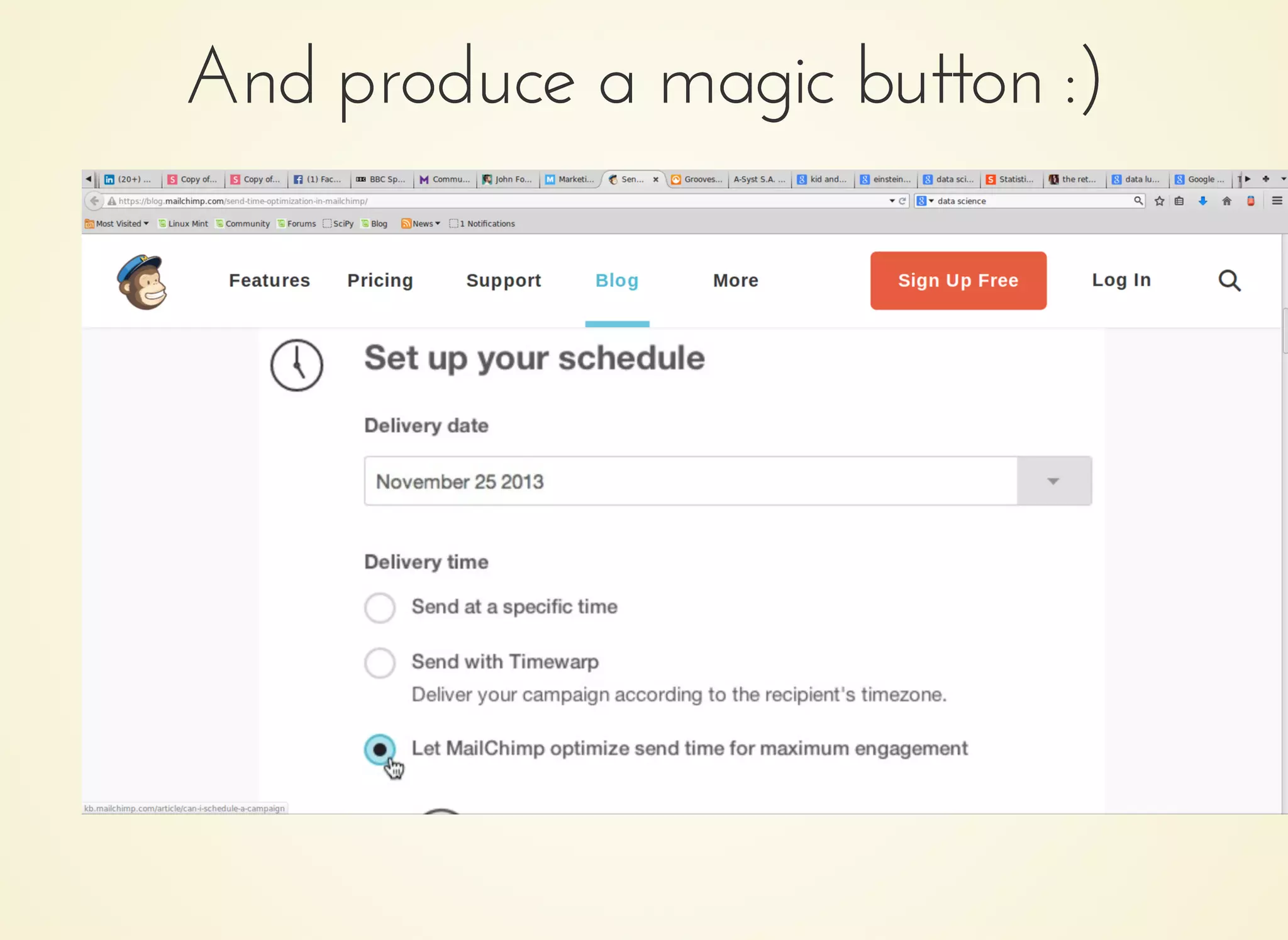 And produce a magic button :)And produce a magic button :)
 