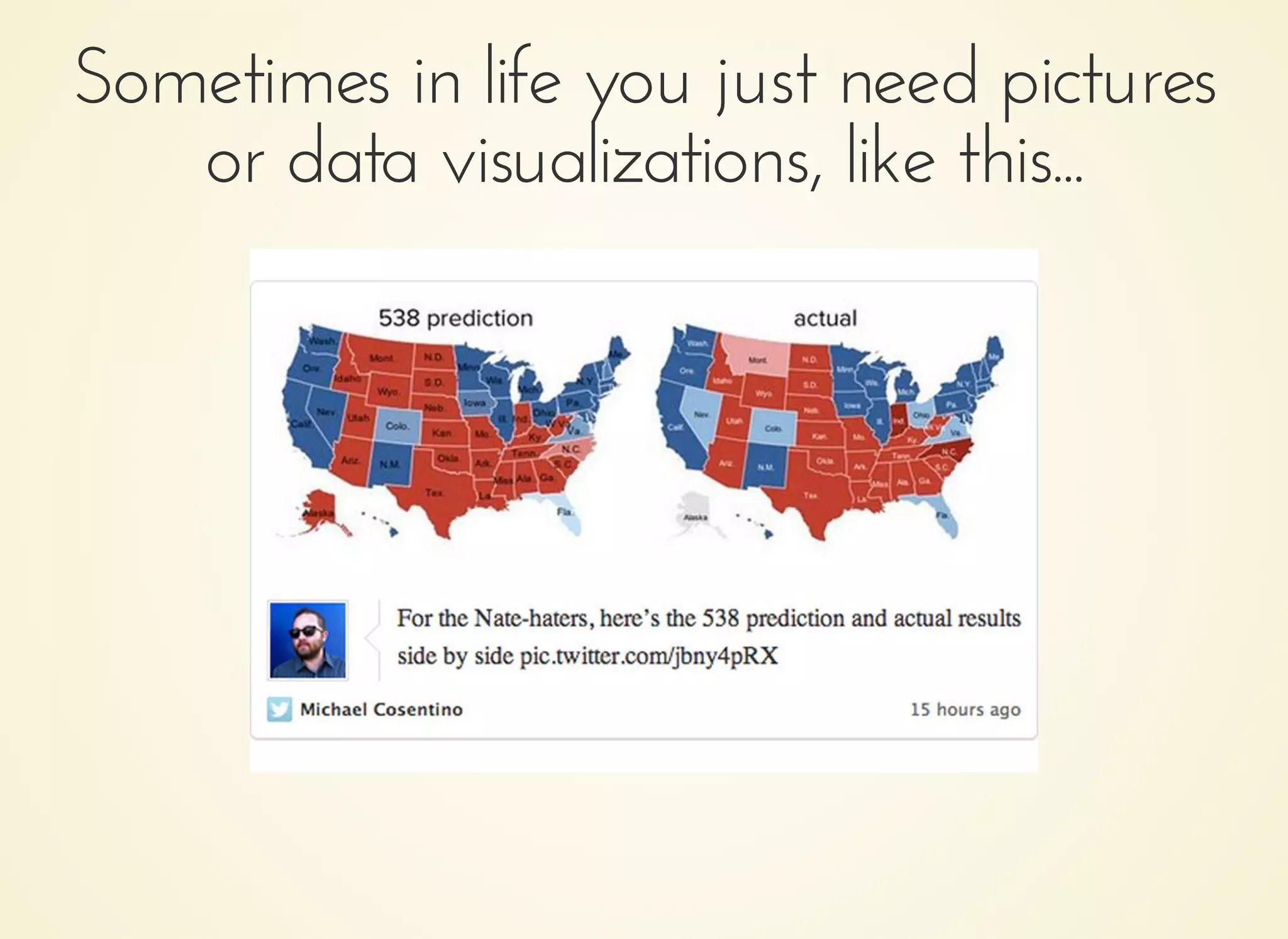 Sometimes in life you just need picturesSometimes in life you just need pictures
or data visualizations, like this...or data visualizations, like this...
 