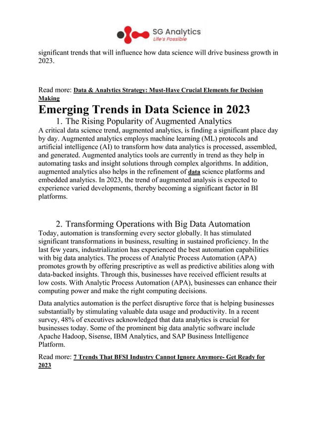 Data Science Trends. | PDF