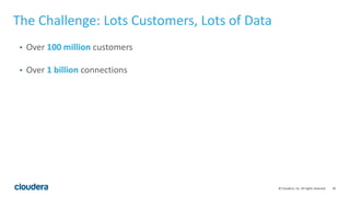 36© Cloudera, Inc. All rights reserved.
The Challenge: Lots Customers, Lots of Data
• Over 100 million customers
• Over 1 ...