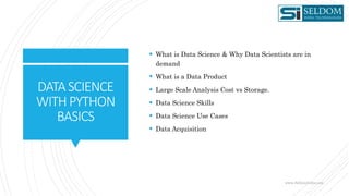 Data science with python | PPT
