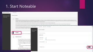 1. Start Noteable
 