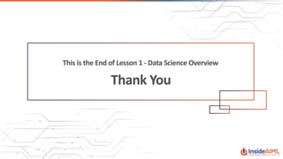 Data Science with Python Lesson 1 - InsideAIML