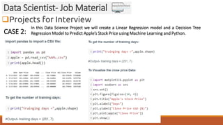 Data Science Job ready #DataScienceInterview Question and Answers 2022 | #DataScienceProjects