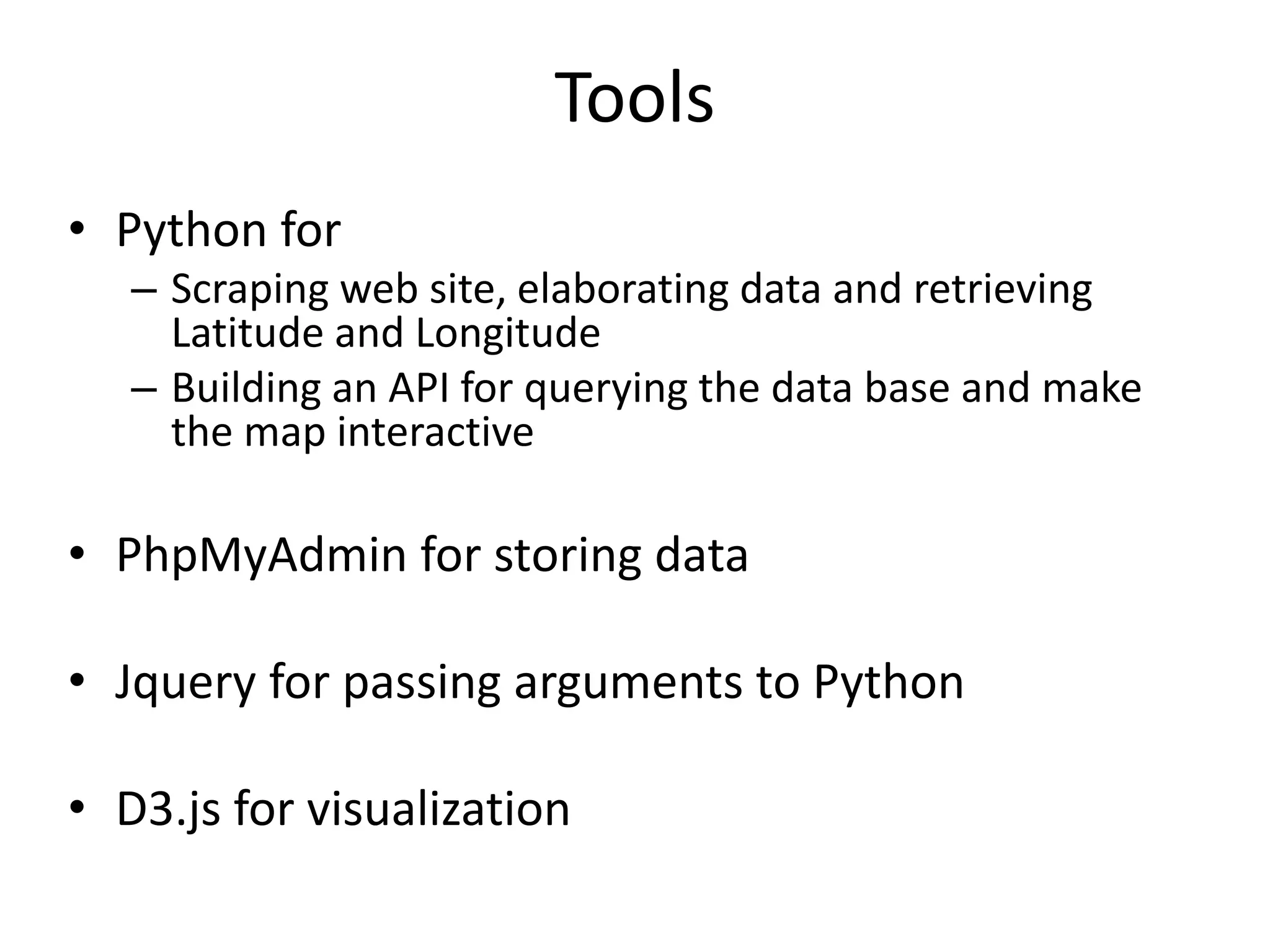 A Data Scientist Job Map Visualization Tool using Python, D3.js and ...
