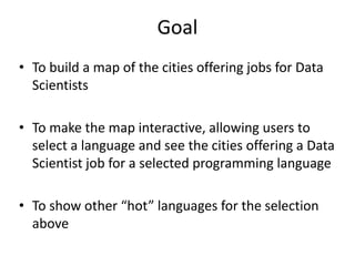 A Data Scientist Job Map Visualization Tool using Python, D3.js and ...