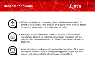 Presentation DataScoring: Big Data and credit score | PDF