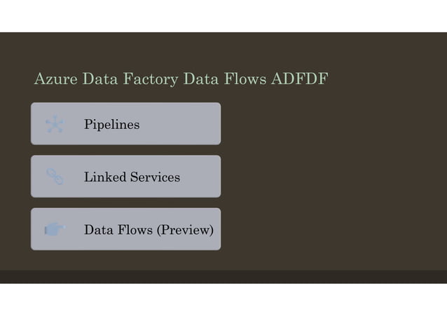 Azure Data Factory V2; The Data Flows | PDF | Cloud Computing | Internet
