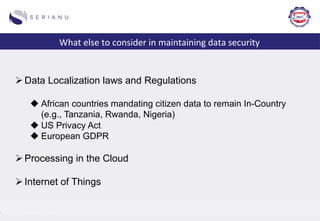 Serianu - Data security | PDF