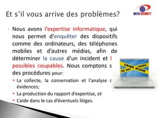 Que vos informations soient  de confiance et non corrompues (Intégrité),