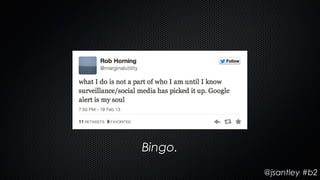 Bingo.
         @jsantley #b2
 