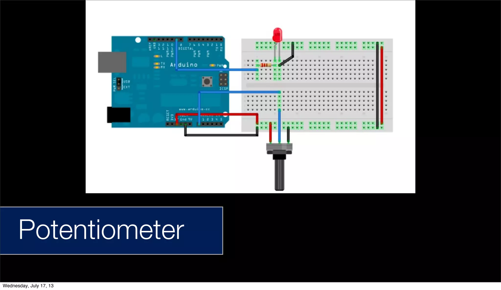 Potentiometer
Wednesday, July 17, 13
 