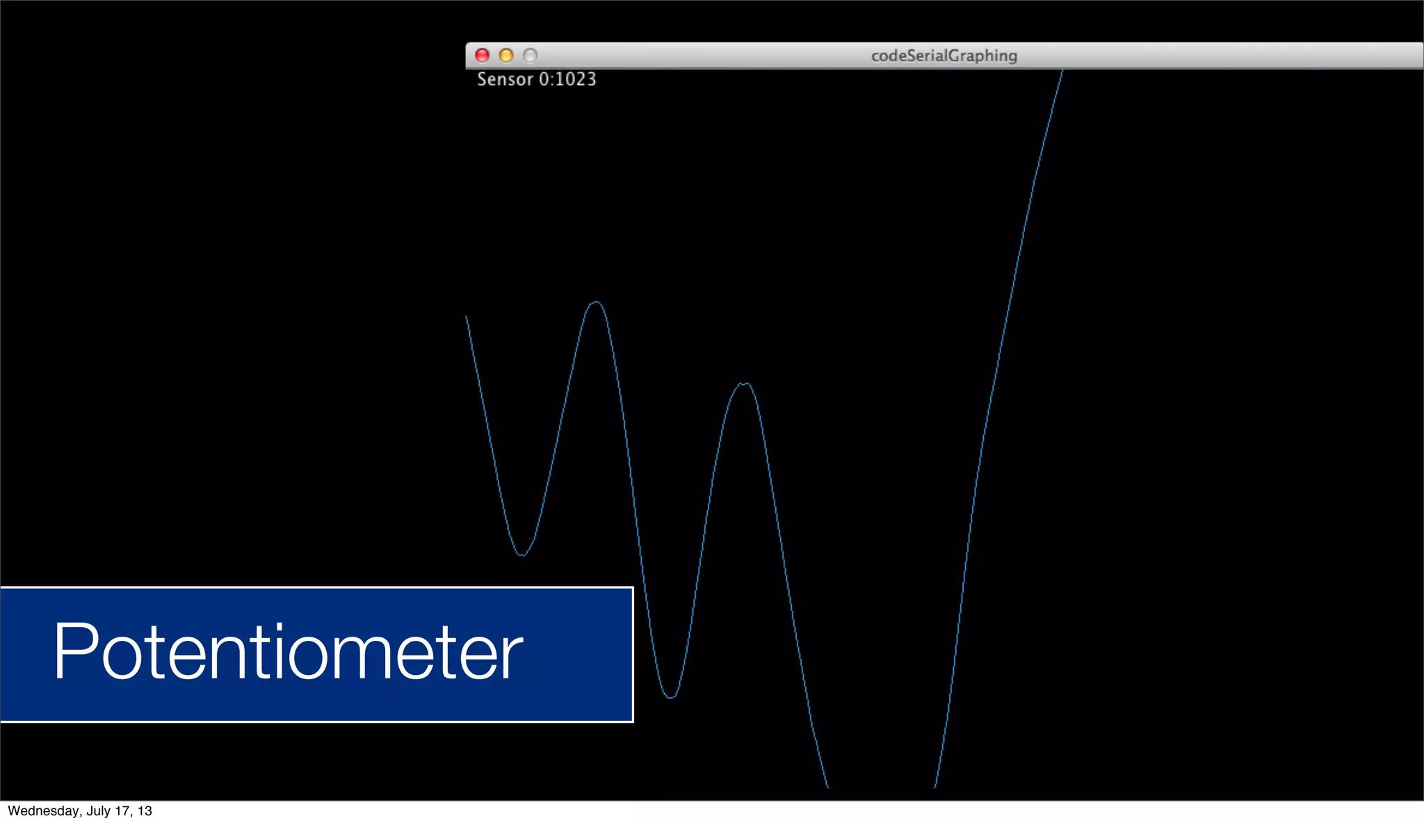Potentiometer
Wednesday, July 17, 13
 