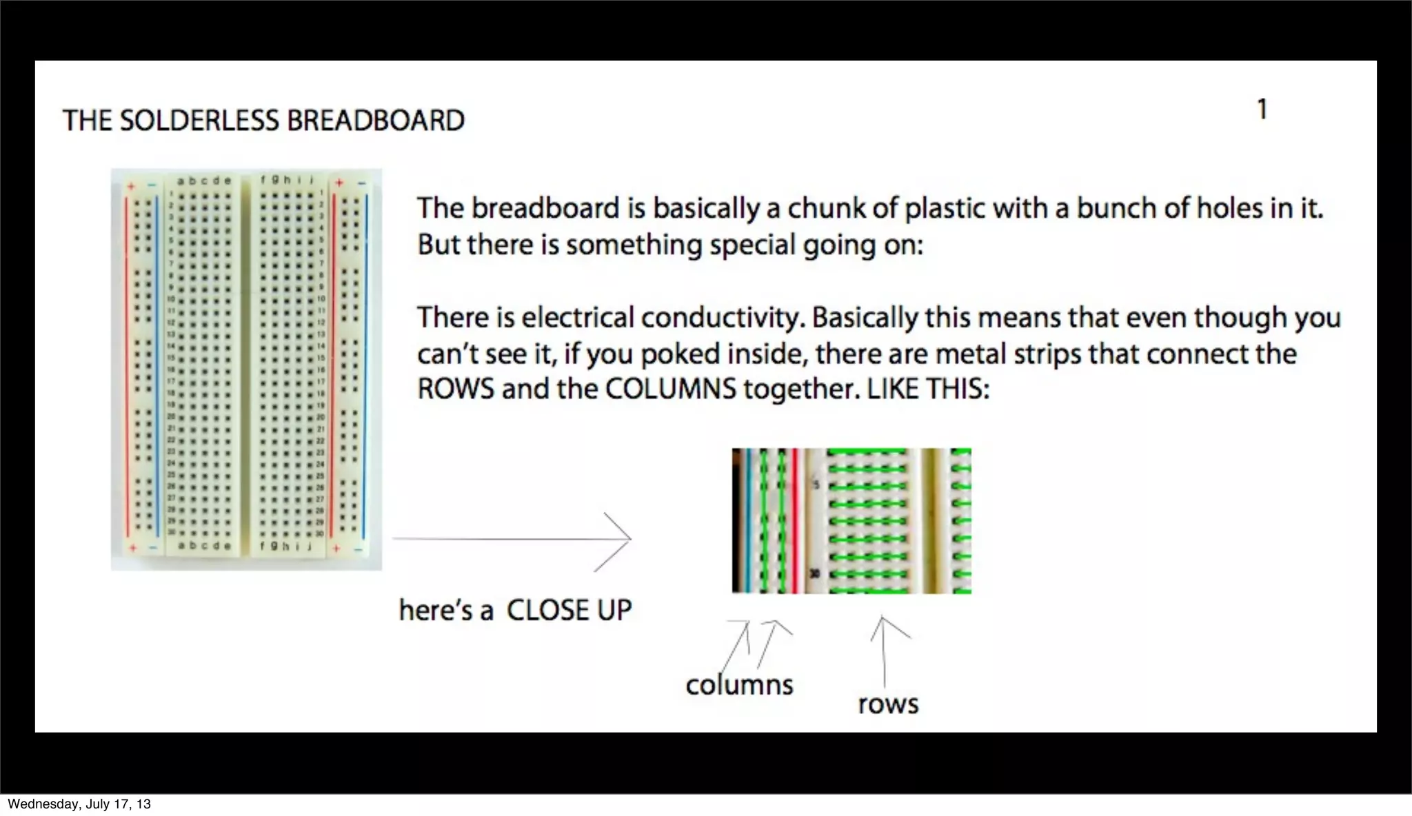 Wednesday, July 17, 13
 