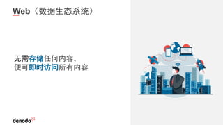 7
Web（数据生态系统）
无需存储任何内容，
便可即时访问所有内容
 