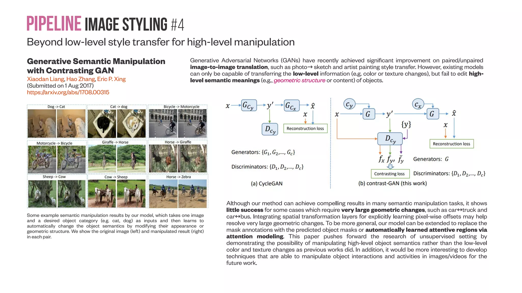 Pipelineimage Styling #3c Live User-Guided Intrinsic Video for Static Scenes Abhimitra Meka ; Gereon Fox ; Michael Zollhofer ; Christian Richardt ; Christian Theobalt IEEE Transactions on Visualization and Computer Graphics ( Volume: PP, Issue: 99 ) https://doi.org/10.1109/TVCG.2017.2734425 Improving photocompositing and relighting of RGB textures User constraints, in the form of constant shading and reflectance strokes, can be placed directly on the real-world geometry using an intuitive touch- based interaction metaphor, or using interactive mouse strokes. Fusing the decomposition results and constraints in three-dimensional space allows for robust propagation of this information to novel views by re-projection. We propose a novel approach for live, user-guided intrinsic video decomposition. We first obtain a dense volumetric reconstruction of the scene using a commodity RGB-D sensor. The reconstruction is leveraged to store reflectance estimates and user-provided constraints in 3D space to inform the ill-posed intrinsic video decomposition problem. Our approach runs at real-time frame rates, and we apply it to applications such as relighting, recoloring and material editing. Our novel user-guided intrinsic video approach enables real-time applications such as recoloring, relighting and material editing. Constant reflectance strokes improve the decomposition by moving the high-frequency shading of the cloth to the shading layer. Comparison to state-of-the-art intrinsic video decomposition techniques on the ‘girl’ dataset. Our approach matches the real-time performance of Meka et al. (2016), while achieving the same quality as previous off-line techniques 