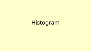 Histogram
 