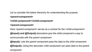 Parent Component Data Sharing Between Child and Parent Components in AngularJS | PPTX