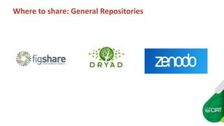 Research data sharing