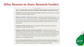 Research data sharing