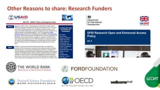 Research data sharing